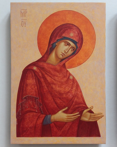 Ikona - Deesis Maryja - Lewa strona