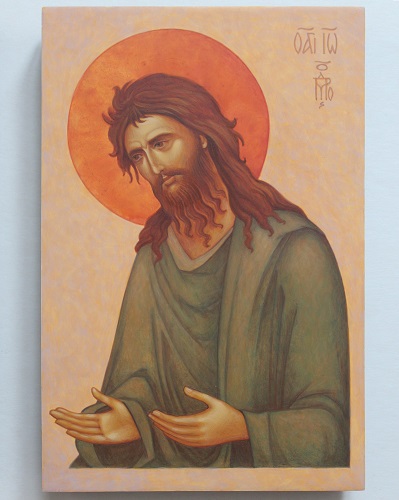 Ikona - Deesis - Jan Chrzciciel - Prawa strona