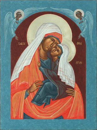 Święta Anna z małą Marią