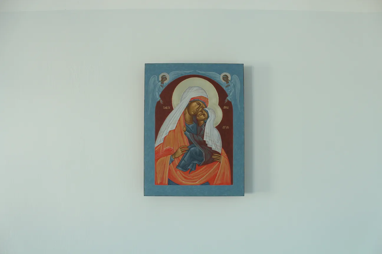 Święta Anna z małą Marią