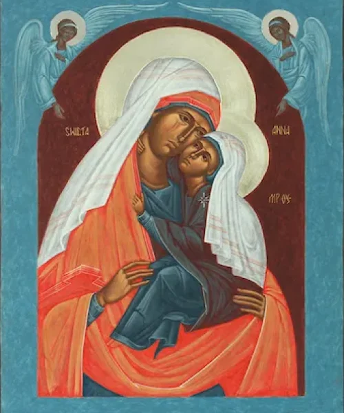 Święta Anna z małą Marią