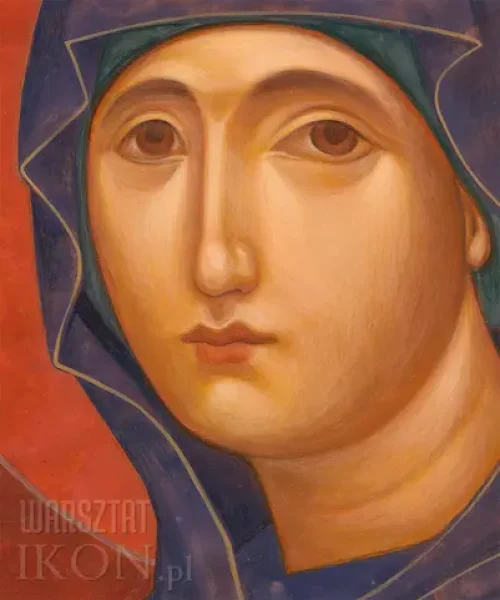 Maria Advocata detal twarzy