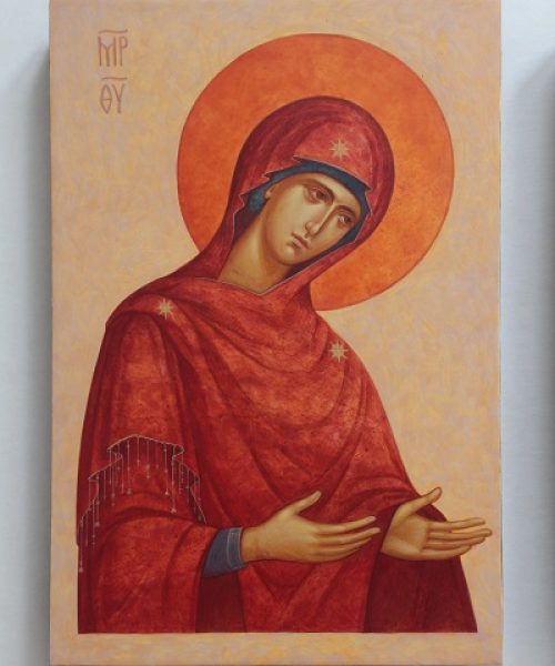 Ikona - Deesis Maryja - Lewa strona