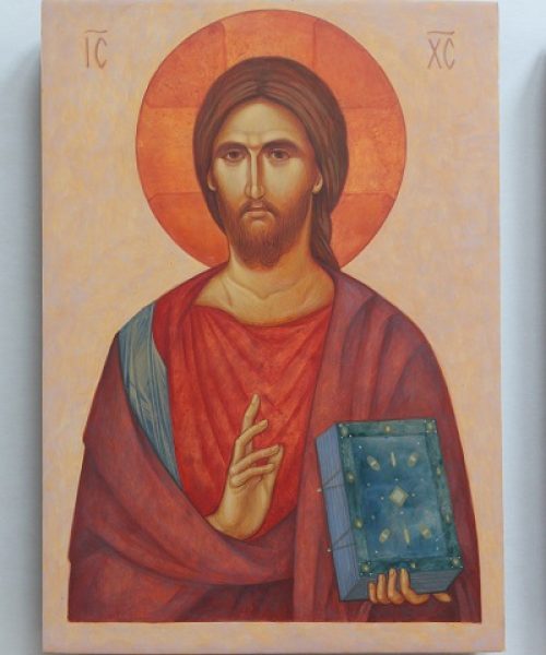 Ikona - Deesis - Jezus Chrystus - Środek